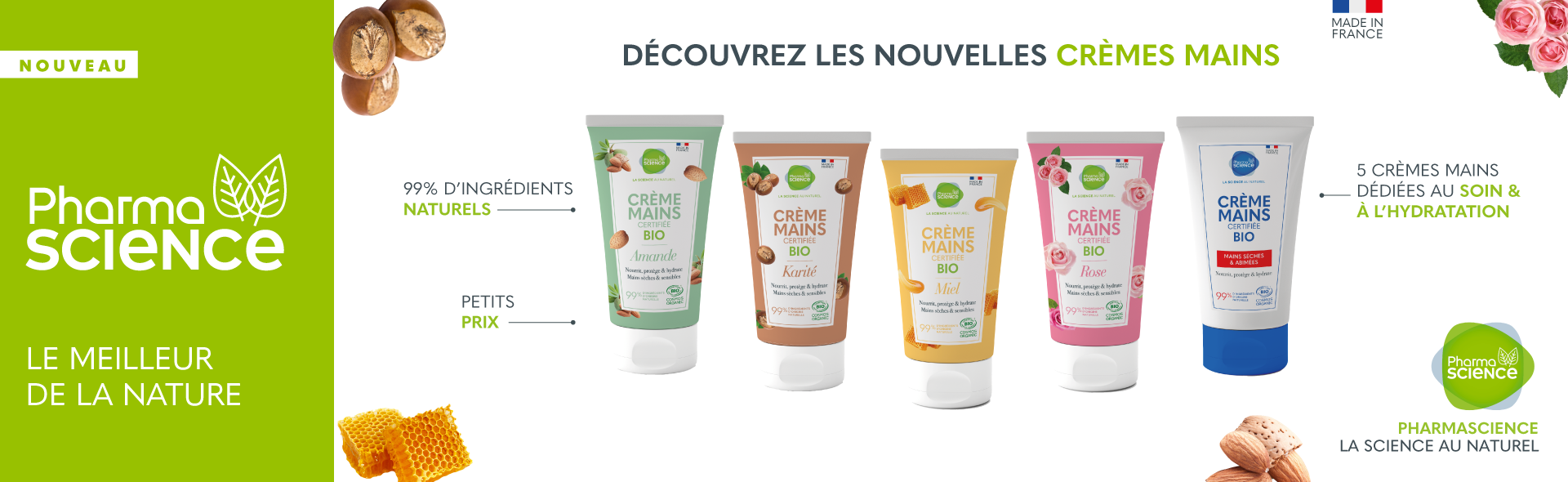 DÉCOUVREZ LES NOUVELLES CRÈMES MAINS